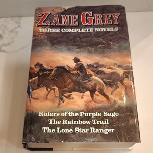 Zane Grey 3 complete novels in one book western hardback 1994